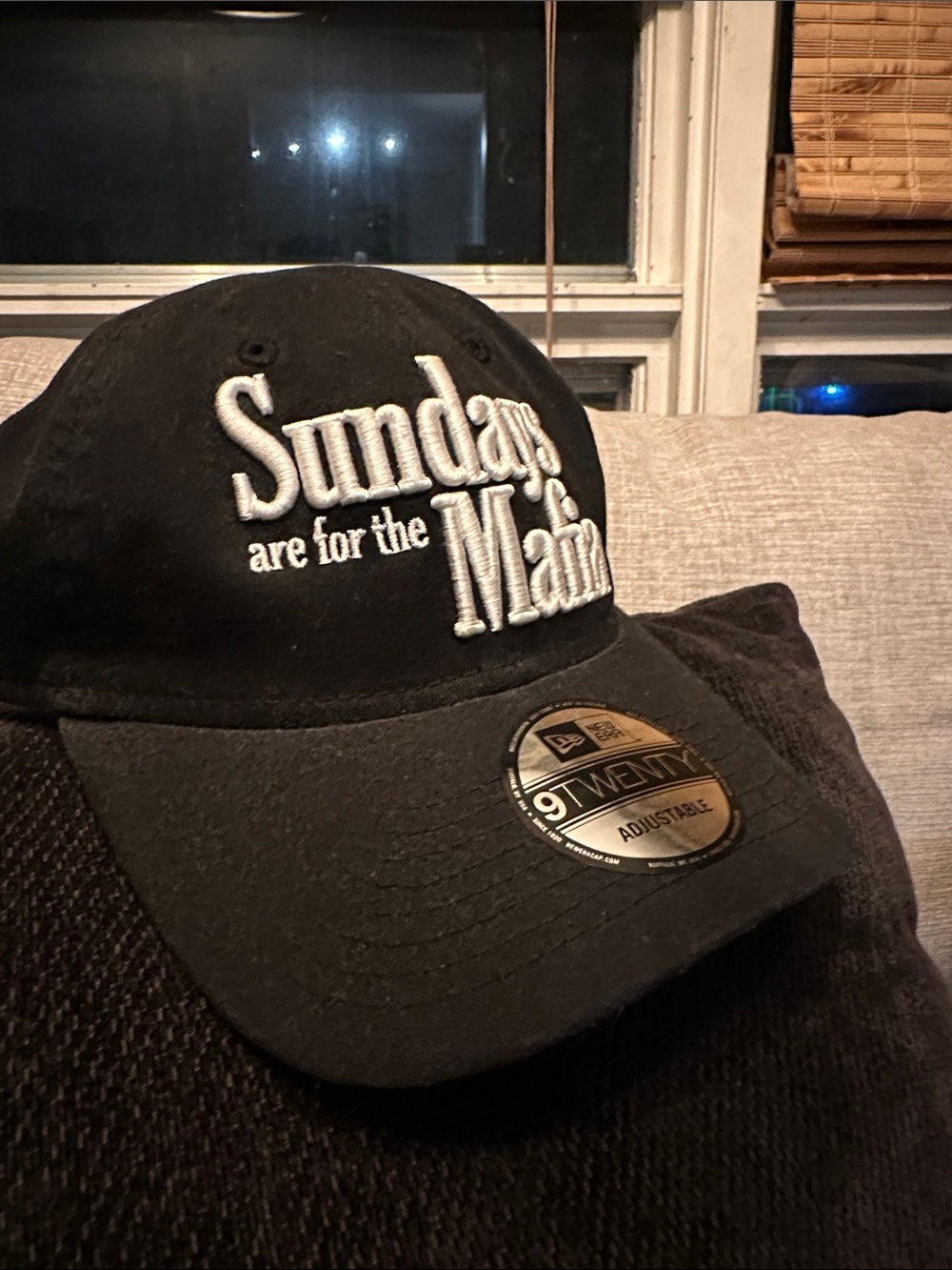 New Era Buffalo Bills 'Sundays are for the Mafia' Embroidery adjustable